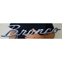 Ford Bronco Script Emblem Metal Wall Sign - Official Licensed USA Made