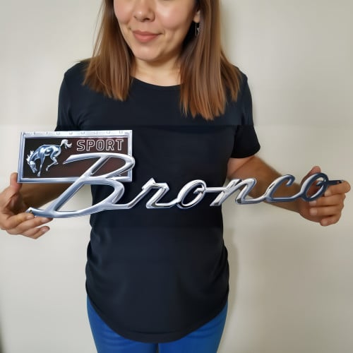 Ford Bronco Sport Emblem Wall Art 14-Gauge Steel Sign