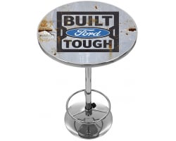 Ford Chrome Pub Table - Built Ford Tough