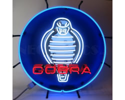 Ford Cobra Neon Sign With Backing
