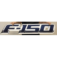 Ford F-150 Emblem Metal Wall Sign, 14-Gauge Steel, Officially Licensed