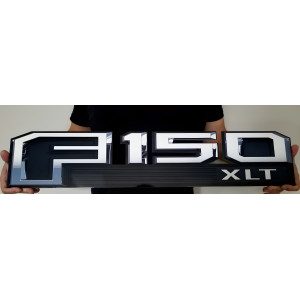 Ford F-150 XLT Emblem Metal Wall Sign - Officially Licensed