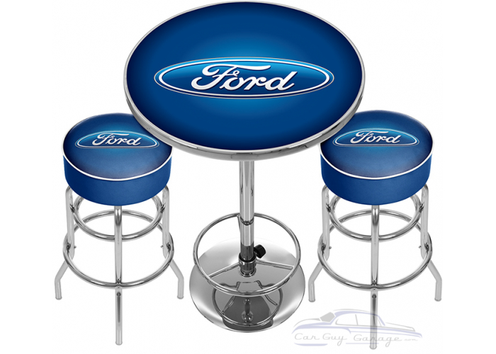 Ford Game Room Combo - 2 Shop Stools and Table