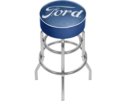 Ford Genuine Parts Padded Swivel Shop Stool