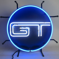 Ford Mustang GT Neon Sign - 17" Round