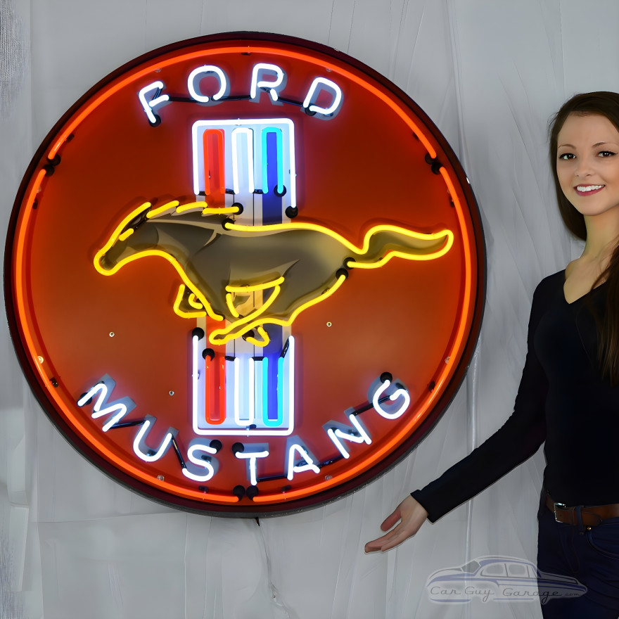 Ford Mustang Red Neon Sign Ford Mustang Red Neon Sign