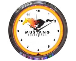 Ford Mustang Since 1964 Neon Clock