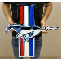 Ford Mustang Tri-Bar Sign