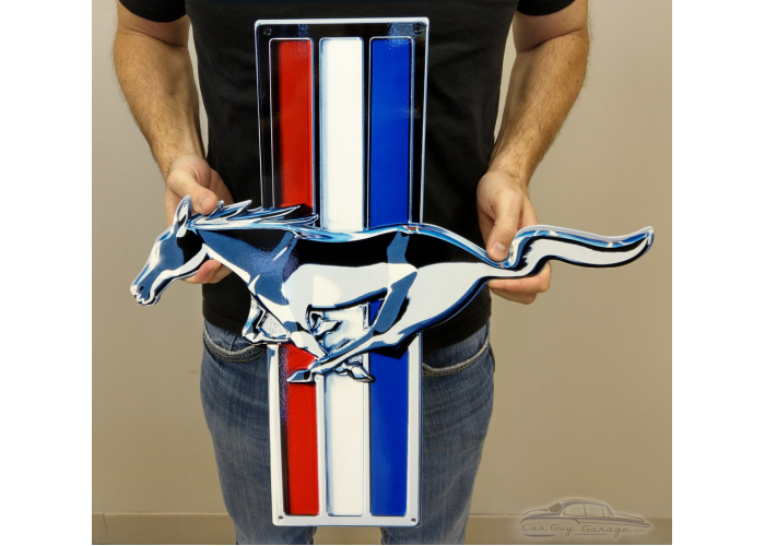 Ford Mustang Tri-Bar Sign