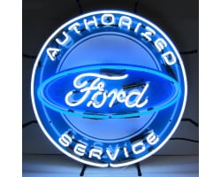 Ford Neon Sign With Silkscreen Backing
