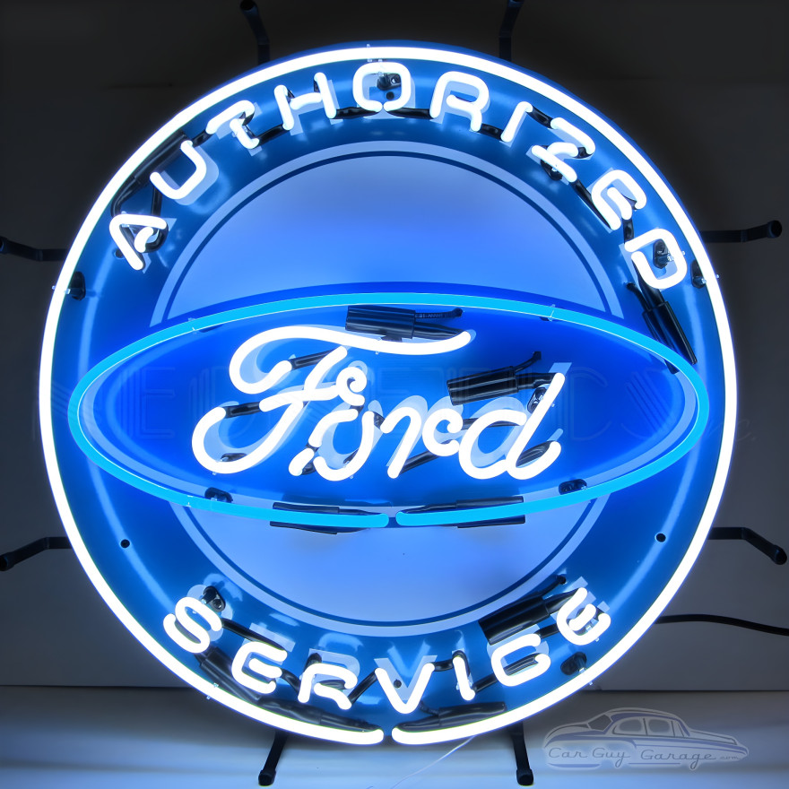 Ford Authorized Service Neon Sign Ford Authorized Service Neon Sign