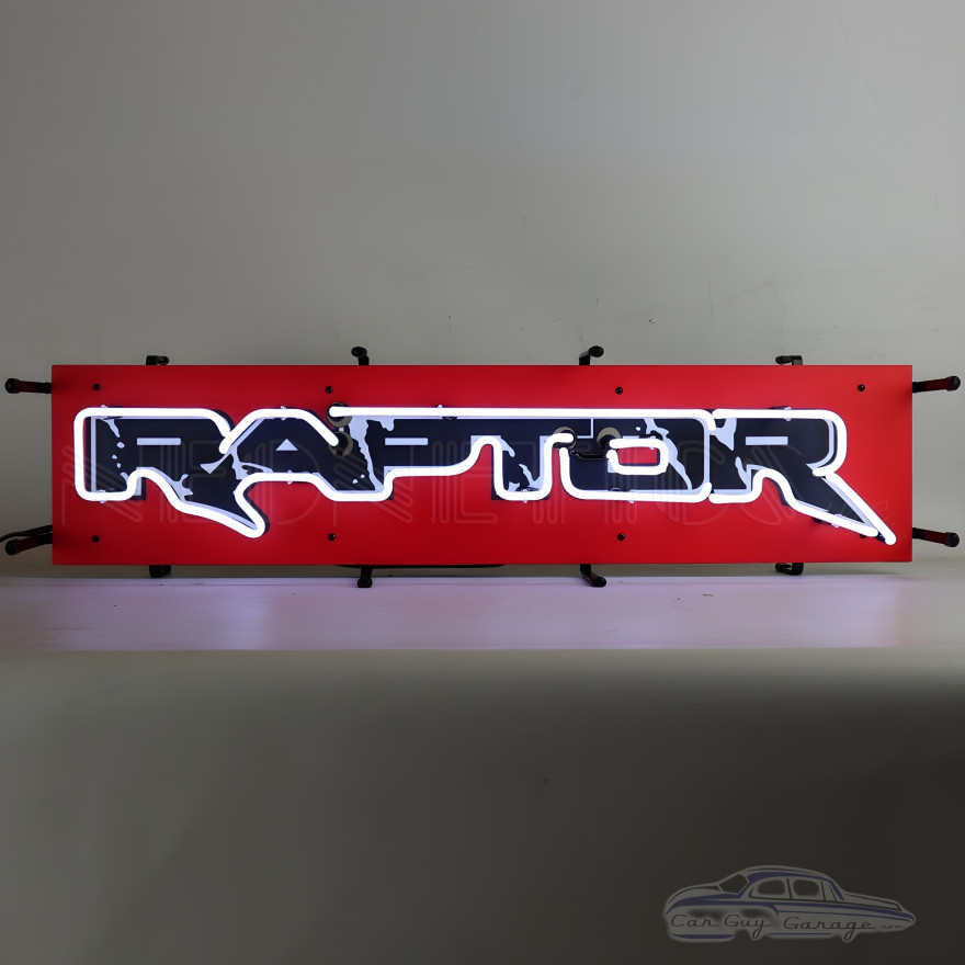 Ford Raptor Neon Sign With Backing