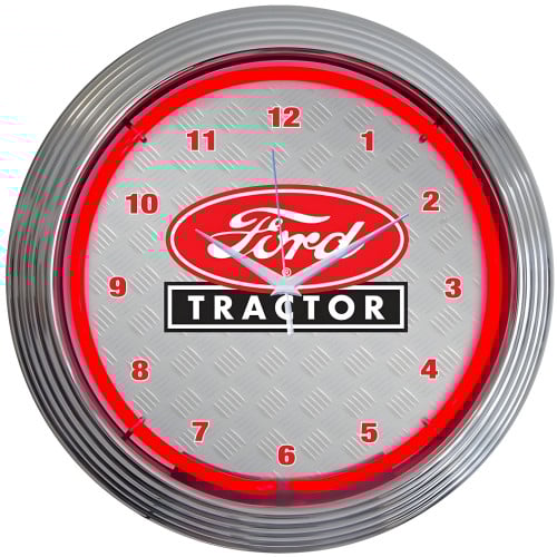 Ford Tractor Neon Clock