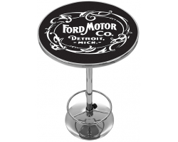 Ford Vintage 1903 Chrome Pub Table