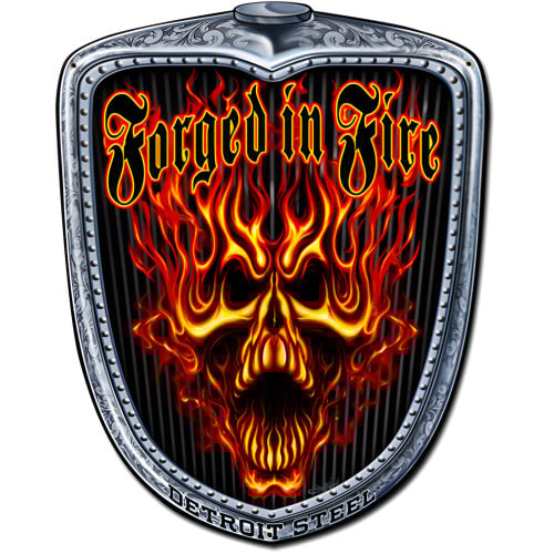 Forged Grill Metal Sign - 24" x 30"