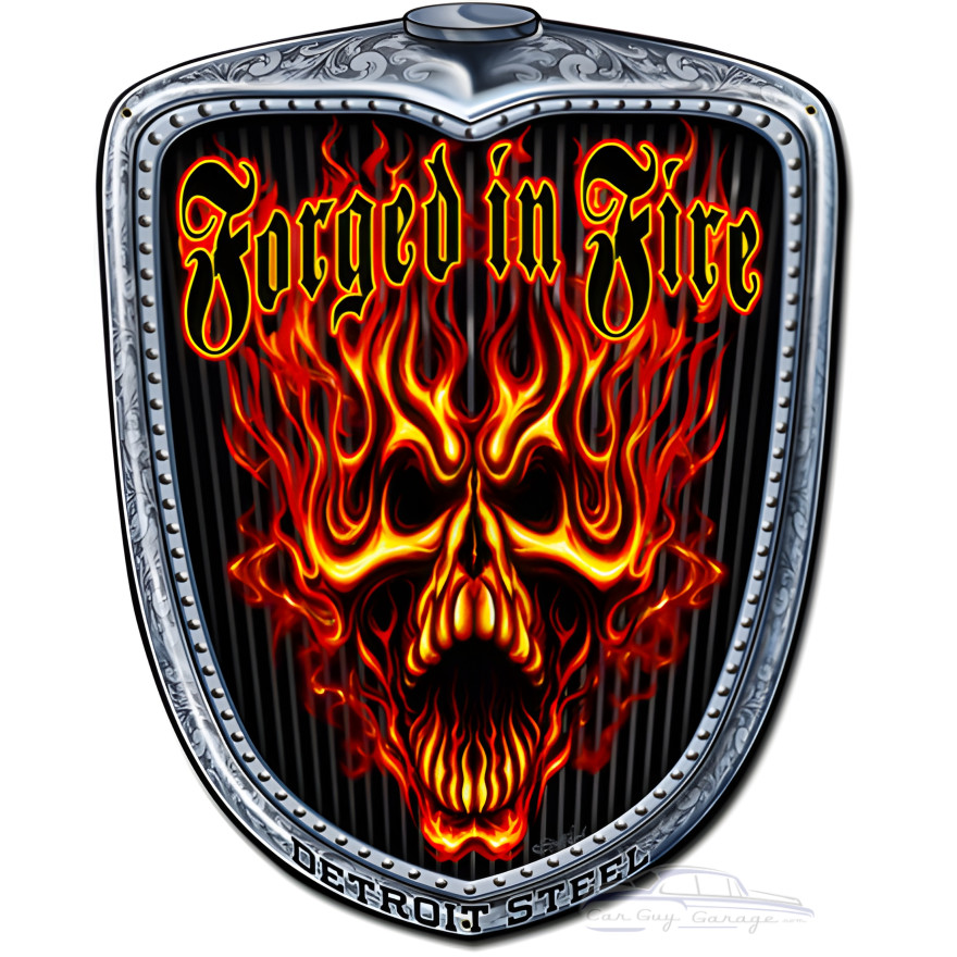 Forged Grill Metal Sign - 24" x 30"