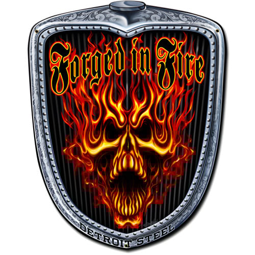 Forged Grill Metal Sign - 20" x 24"