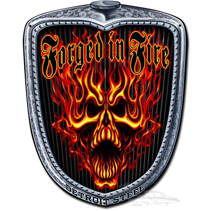 Forged Grill Metal Sign - 20" x 24"
