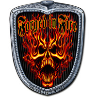 Forged Grill Metal Sign - 15" x 18"