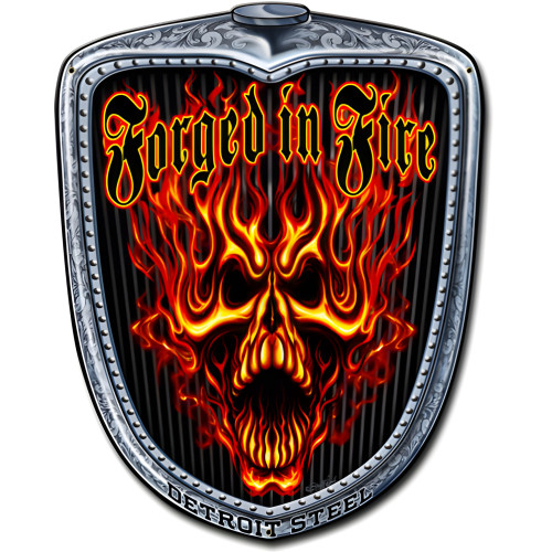 Forged Grill Metal Sign - 15" x 18"