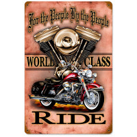 For the People Metal Sign - 12" x 18"