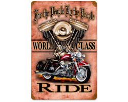 For the People Metal Sign - 12" x 18"