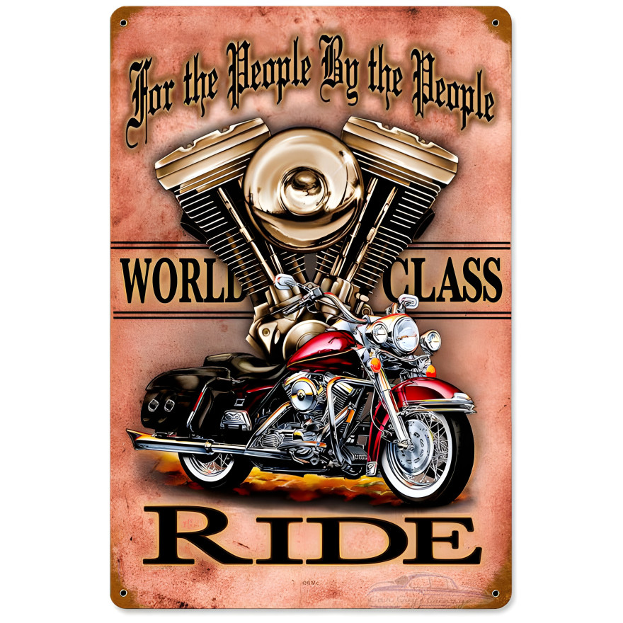 For the People Metal Sign - 12" x 18"