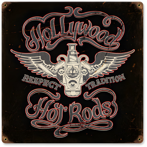 Flathead Wings Sign - 12" x 12"