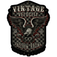 Freedom Racing Metal Sign - 15" x 20"