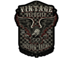Freedom Racing Metal Sign