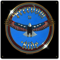 Freedom to Ride Metal Sign - 12" x 12"