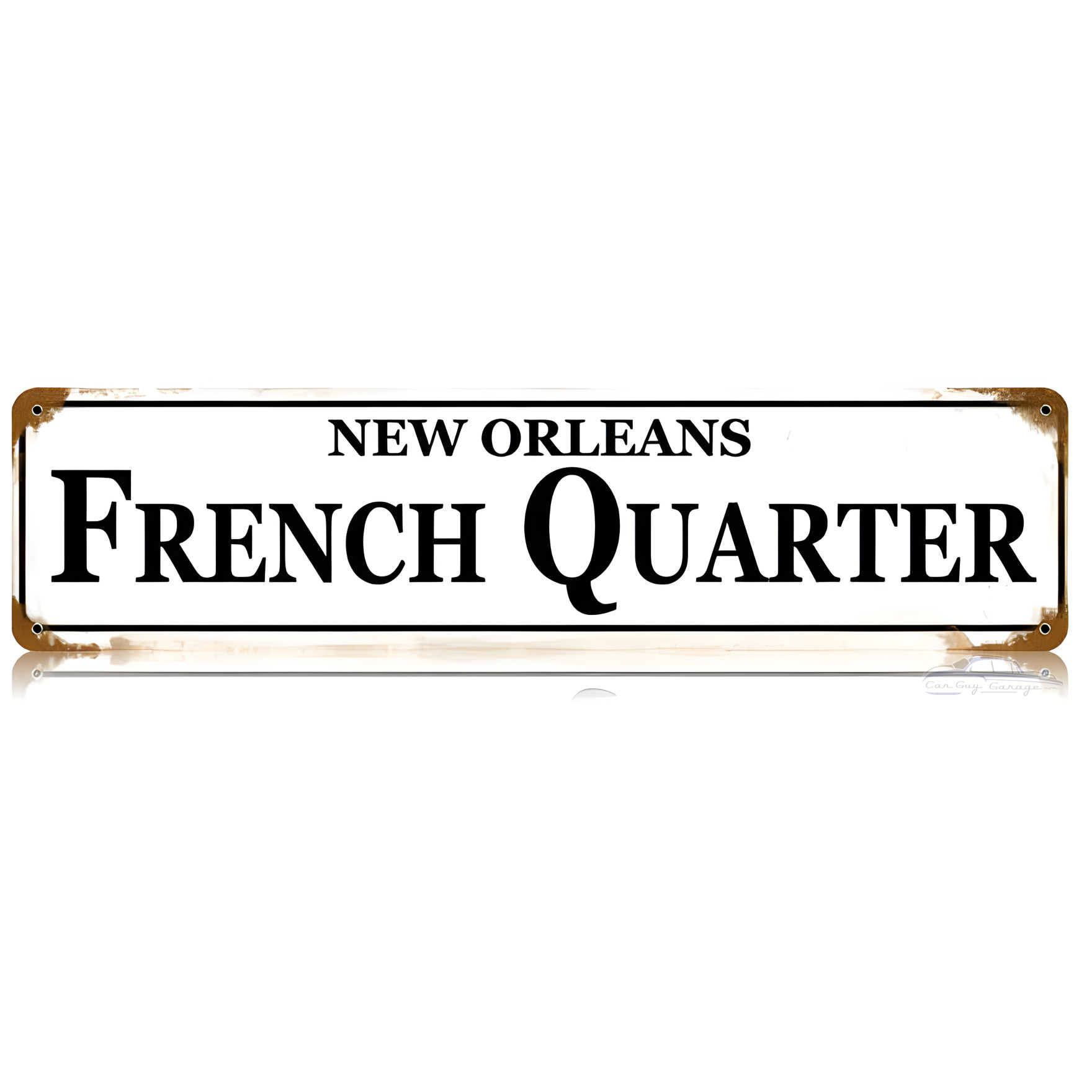 Quarter Sign Lettering French Quarter Sign - New Orleans Metal Wall Art