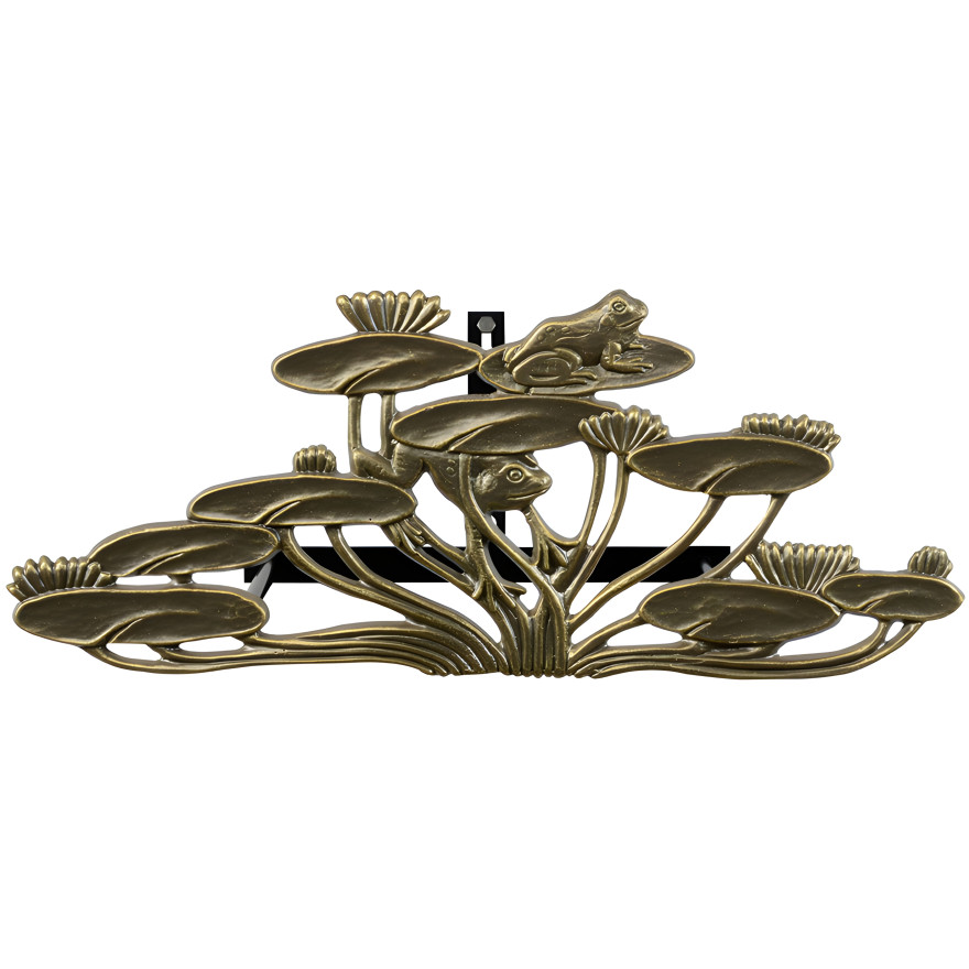 Frog French Bronze Aluminum Hose Hanger Frog French Bronze Aluminum Hose Hanger