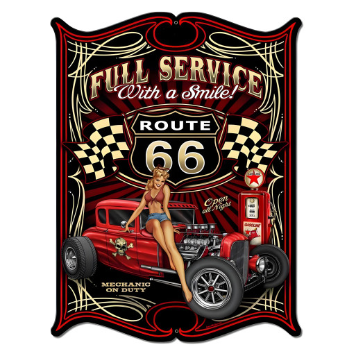 Full Service Metal Sign - 16" x 21"
