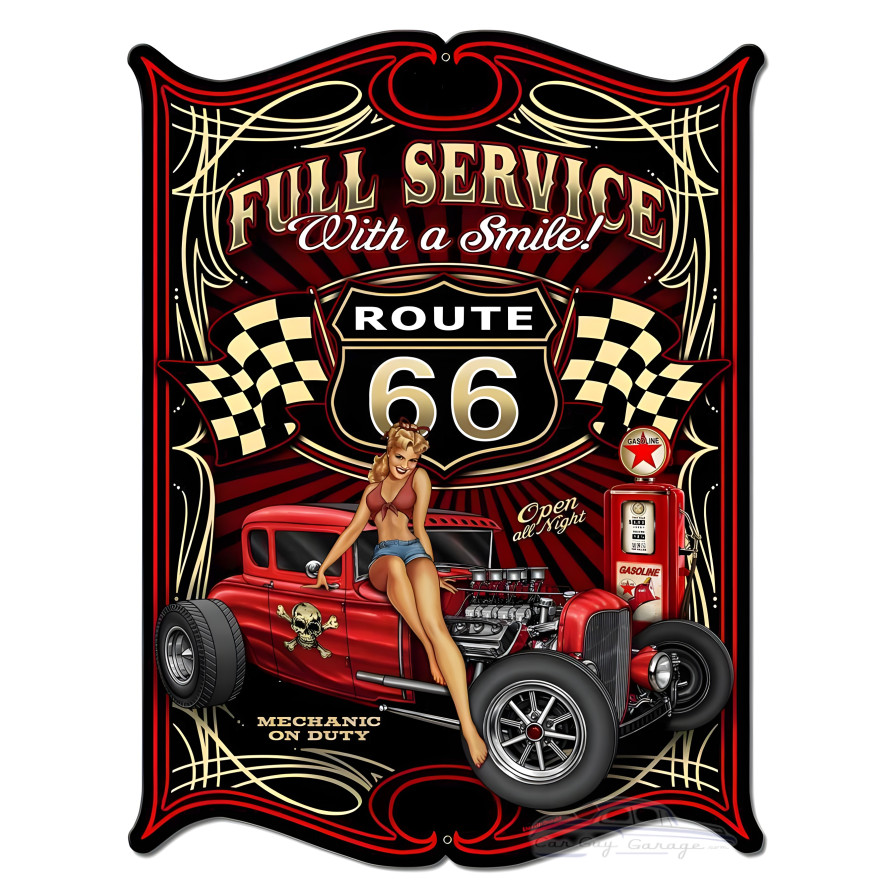 Full Service Metal Sign - 16" x 21"