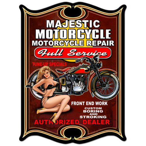 Full Service Metal Sign - 14" x 19"