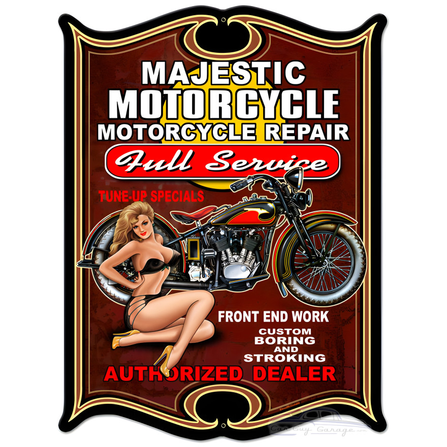 Full Service Metal Sign - 14" x 19"