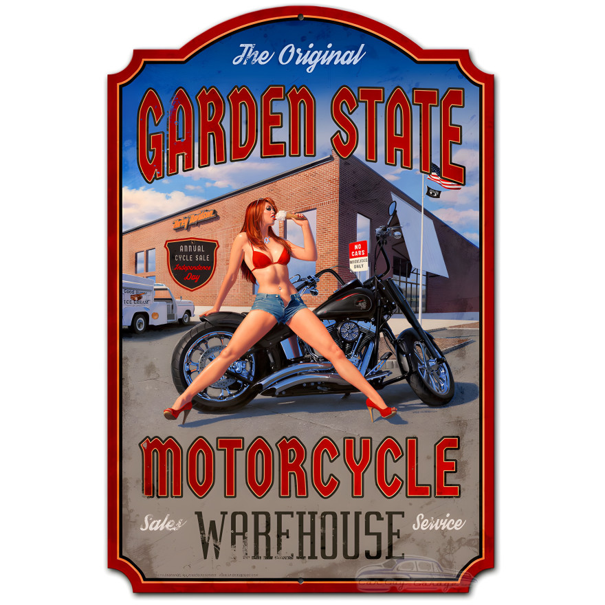 Garden State Day Metal Sign - 20" x 30"