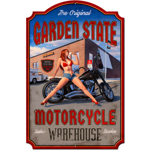 Garden State Day Metal Sign - 12" x 18" Custom Shape
