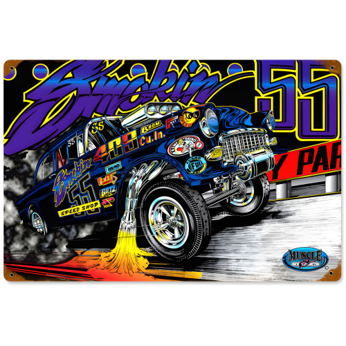Gasser 55 Metal Sign - 18" x 12"