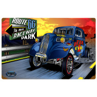 Gasser Evil Metal Sign - 18" x 12"