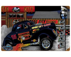Gasser Willey's Hammer Time Metal Sign - 18" x 12"