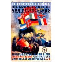 German Grand Prix Metal Sign - 16" x 24"