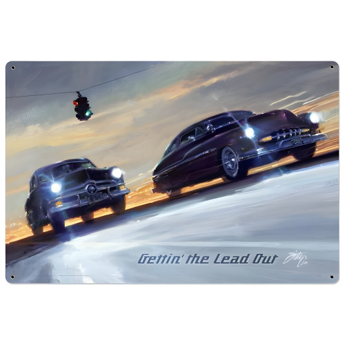 Getting the Lead Out Metal Sign - 36" x 24"
