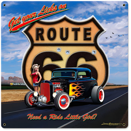 Get Your Licks Metal Sign - 18" x 18"