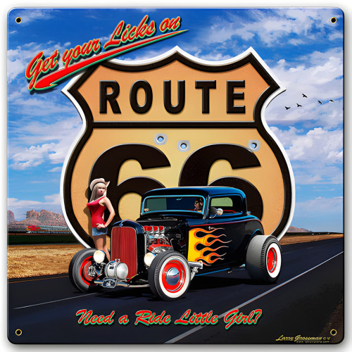 Get Your Licks Metal Sign - 12" x 12"