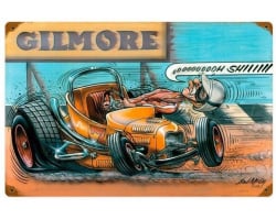 Gilmore Racer Metal Sign - 18" x 12"