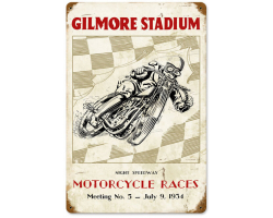 Gilmore Stadium Metal Sign - 12" x 18"