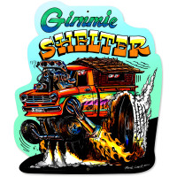Gimme Shelter Metal Sign - 14" x 17"