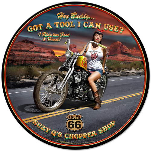 Got a Tool Metal Sign - 28" Round
